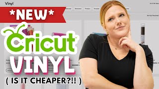 NEW [CHEAPER & BETTER?!] CRICUT BRAND VINYL?! You’ve Gotta See This To Believe It!