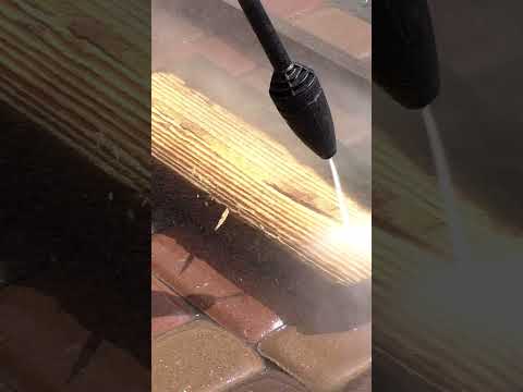 Фреза грязевая Karcher пилит дерево!
