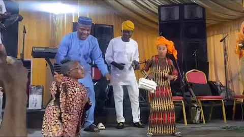 Dance Battle Between Aunty Ramota & Aunty Ajara At Mama Ereko’s 78th Birthday Celebration