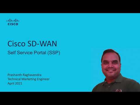 Cisco SD-WAN: Self-Service Portal Demonstration