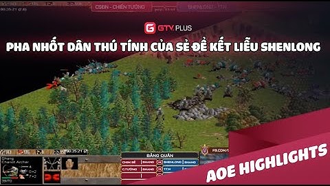 AOE: Pha nhốt dân thú tính của Sẻ để kết liễu Shenlong