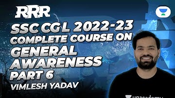 Rapid Revision Round (RRR) | Complete Course on GA | Part 6 | SSC CGL 2022 | Vimlesh Yadav