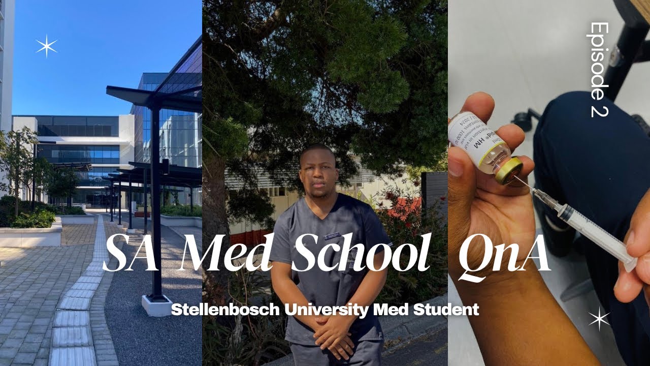 Med school diaries: STELLIES MED STUDENT QnA | South African YouTuber