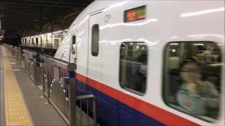 E2系N編成引退後の北陸新幹線長野駅の様子 170401 HD 1080p