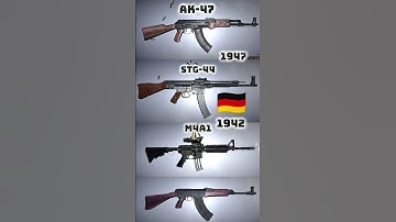 Thumbnail of AK-47 1947 STG-44 1942 M4A1 1954 Sa vz.58 1956 4 Assault Rifle