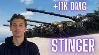 картинка: МАЛЫШ + СТИНГЕР = 11К урона | World of Tanks