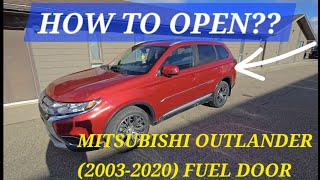 MITSUBISHI OUTLANDER (2003-2020) how to open a fuel door/Mitsubishi Outlander (2021-2026) Fuel Door Mitsubishi Outlander Gas Button