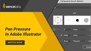 Pen Pressure in Adobe Illustrator with Xencelabs Pen Tablets