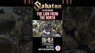 SABATON | THE LION FROM THE NORTH | DRUM COVER | AGE 14 shorts 7