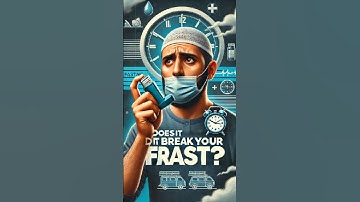 Does Using an Asthma Inhaler Break Your Fast #ramadan #asthma #inhaler #fasting #muslim #shorts