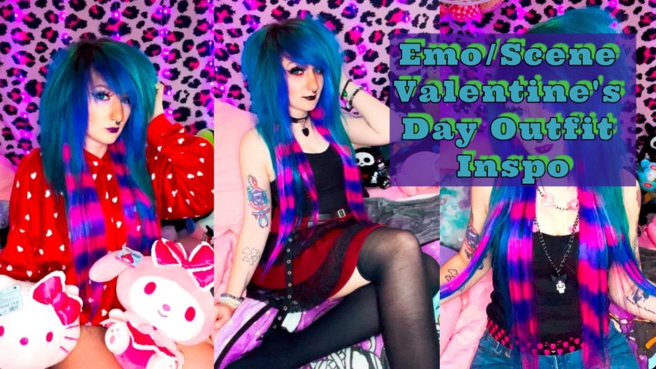 Emo/Scene Valentine's Day Outfit Inspo
