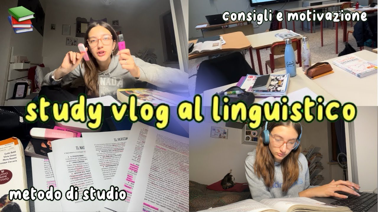 una settimana al liceo linguistico| study vlog
