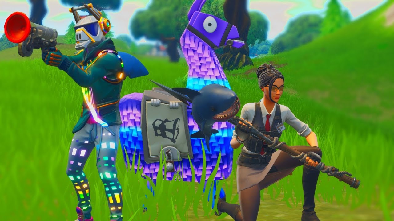 PROTECT THE LLAMA - Fortnite Mini Games