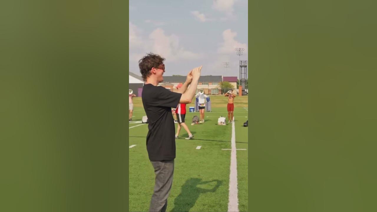 Ryan Lott of Son Lux reacts to Bluecoats coda #dci #drumcorps #marchingband #bluecoats #shorts #fyp