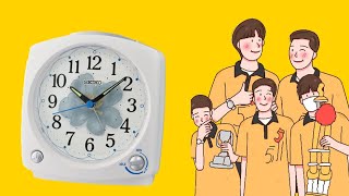 Seiko, Jack Nan Flowers Alarm Melody Clock Qhp012W