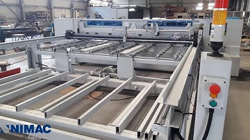 Nika Utilaje | Demonstratie fierastrau circular in pachet - viteza carucior | Nimac Group - Atlas 95