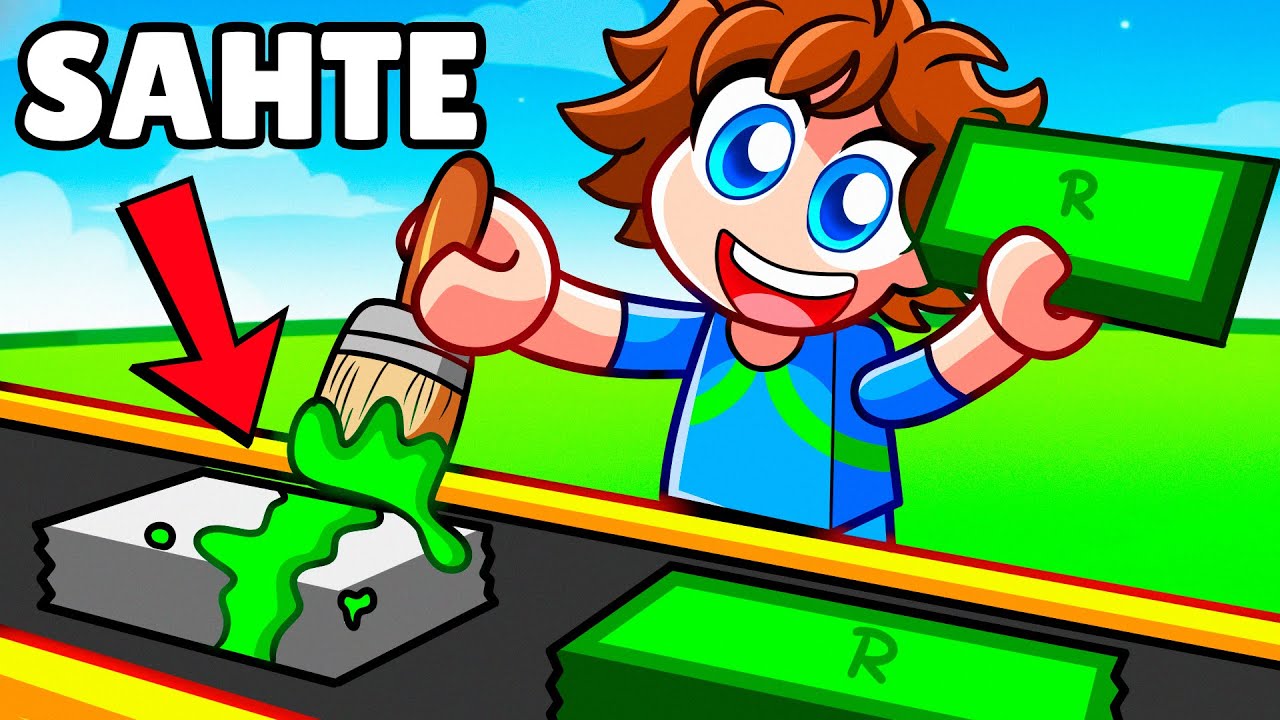 1.000.000$ SAHTE PARA BASTIM VE ZENGİN OLDUM 😱 Roblox...