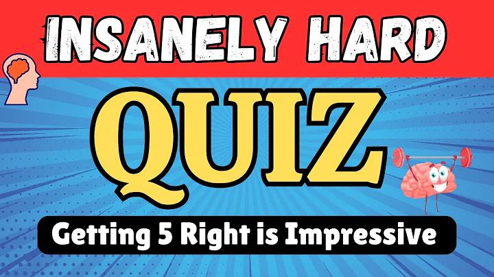 Insanely Hard Trivia Quiz: Getting 5 Right is Impressive!