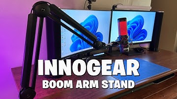 New Innogear Mic Boom Arm! Unboxing And Setup!