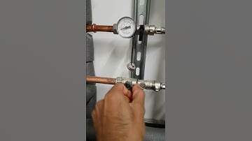 How to top up the pressure of a boiler or heating system that has an external filling loop