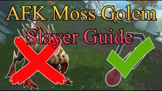 Moss Golem Slayer Task Guide +700k Combat +965k Slayer XP/HR