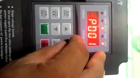 Cài đặt biến tần BEST