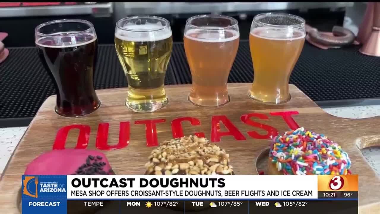 Side-by-side Mesa businesses offer crossiant doughnuts, wine bar