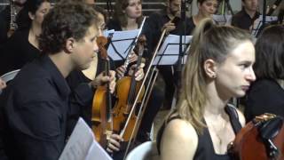 20161110 22:27 the Jerusalem Street Orchestra with Talia Erdal – Celo playing Kol-Nidrey