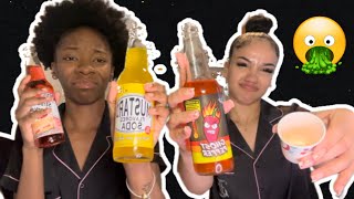 WE TRIED MUSTARD & JALAPEÑO FLAVORED DRINKS?!?! + Crumbl Cookie review! 🍪