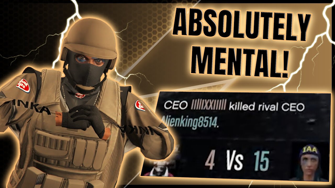 Абсолютно БЕЗУМНАЯ ВОЙНА GTA Tryhard против ШТРИХКОДА! [GTA Online PvP]