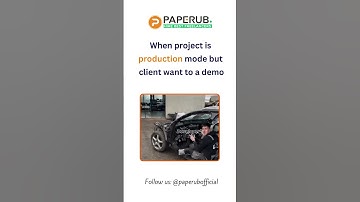 when the project is on production but client want demo