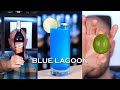 The most popular blue cocktail in the world 💙 Blue Lagoon #shorts