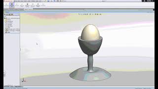 CAD tutorial: How to do a simple egg and eggcup assembly