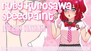 Candy Ruby - Kurosawa Ruby: Love Live! Speedpaint