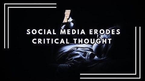 Social media is eroding our critical thinking and social skills