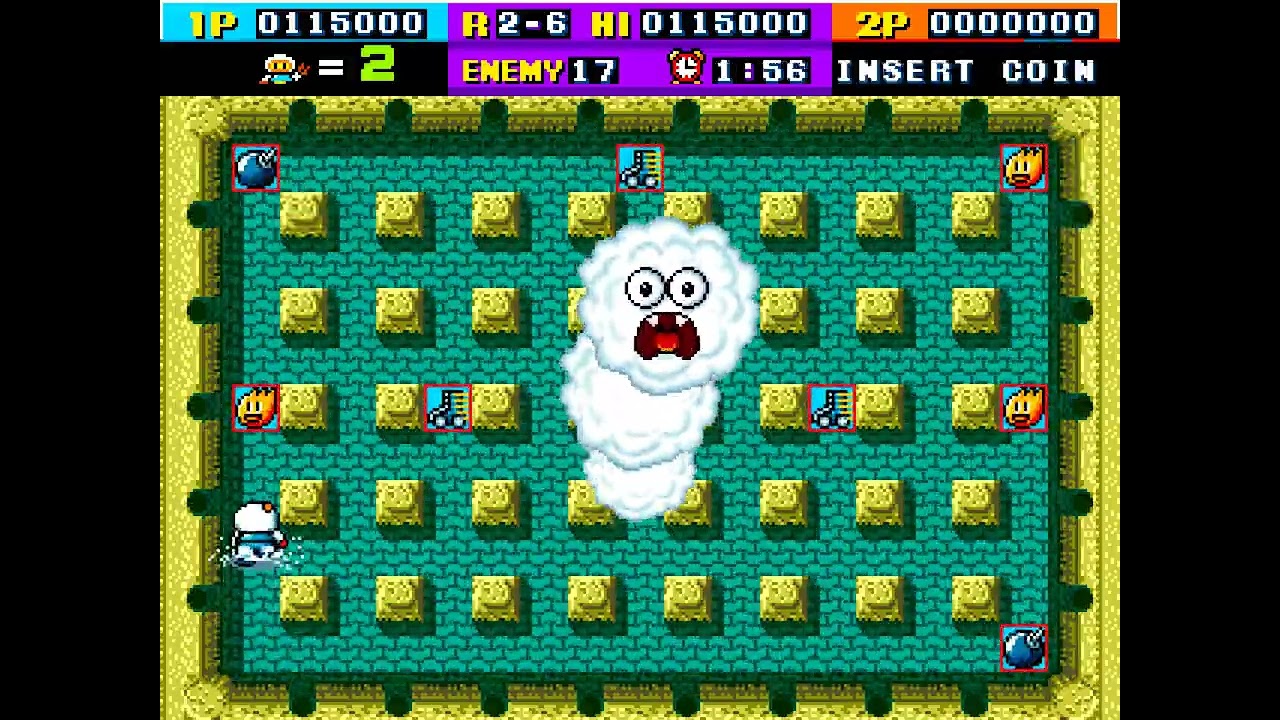 ボンバーマン1 Bomberman (Arcade) - 1CC - YouTube