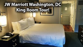 JW Marriott Washington, DC - King Room Tour (Room: 981)
