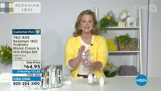 Beekman 1802 Probiotic Bloom Cream and Milk Drops 2Piece...