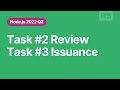 Task 2 Review, Task 3 Issuance