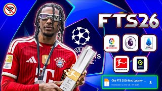 First Touch Soccer 2026 | FTS 26 MODAPK+OBB+DATA Download AndroidMediaFire Offline