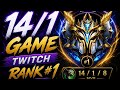 Rank 1 Twitch - 14/1 Ranked GamePlay