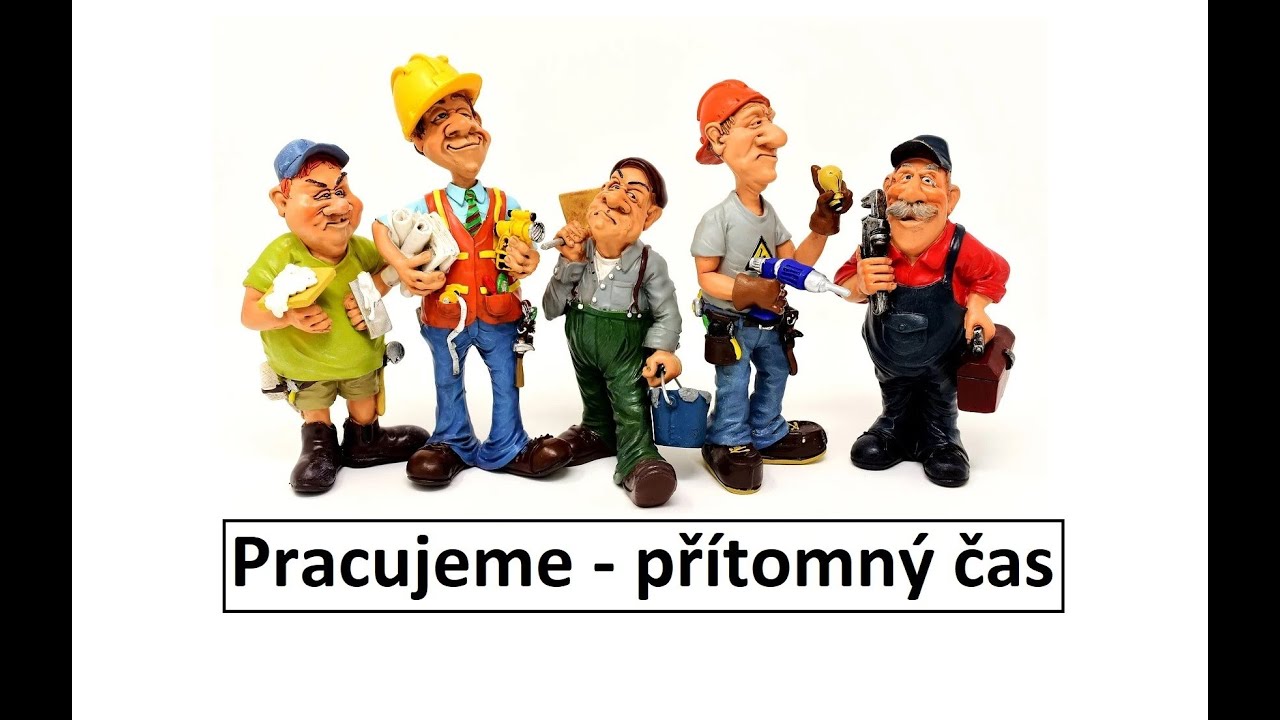 Learn Czech verbs in present tense : O práci / About work