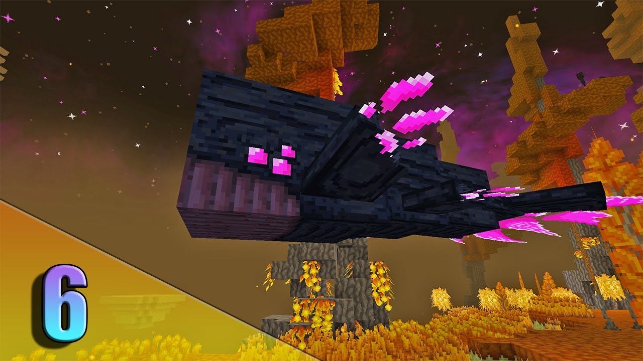 Better Minecraft Ep. 11 Exploring the End: Ender Whales and Dragon