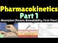 Pharmacokinetics Part 1: Absorption (Routes, Bioavailability, First-Pass)
