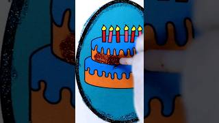 magic drawing glitter cakes 🎂🍰 coloring pages for kids - part 11 - ⭐ BIRTHDAY Candy Land Art ⭐