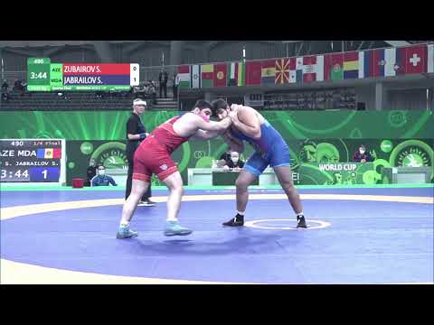 4338 * S. ZUBAIROV (AZE) - S. JABRAILOV (MDA) * 1/4 FS - 97 kg