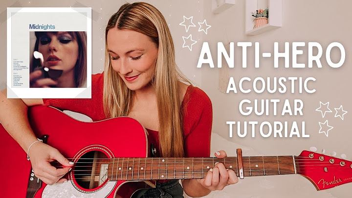 Anti-Hero Guitar version - Guitar performance video thumbnail