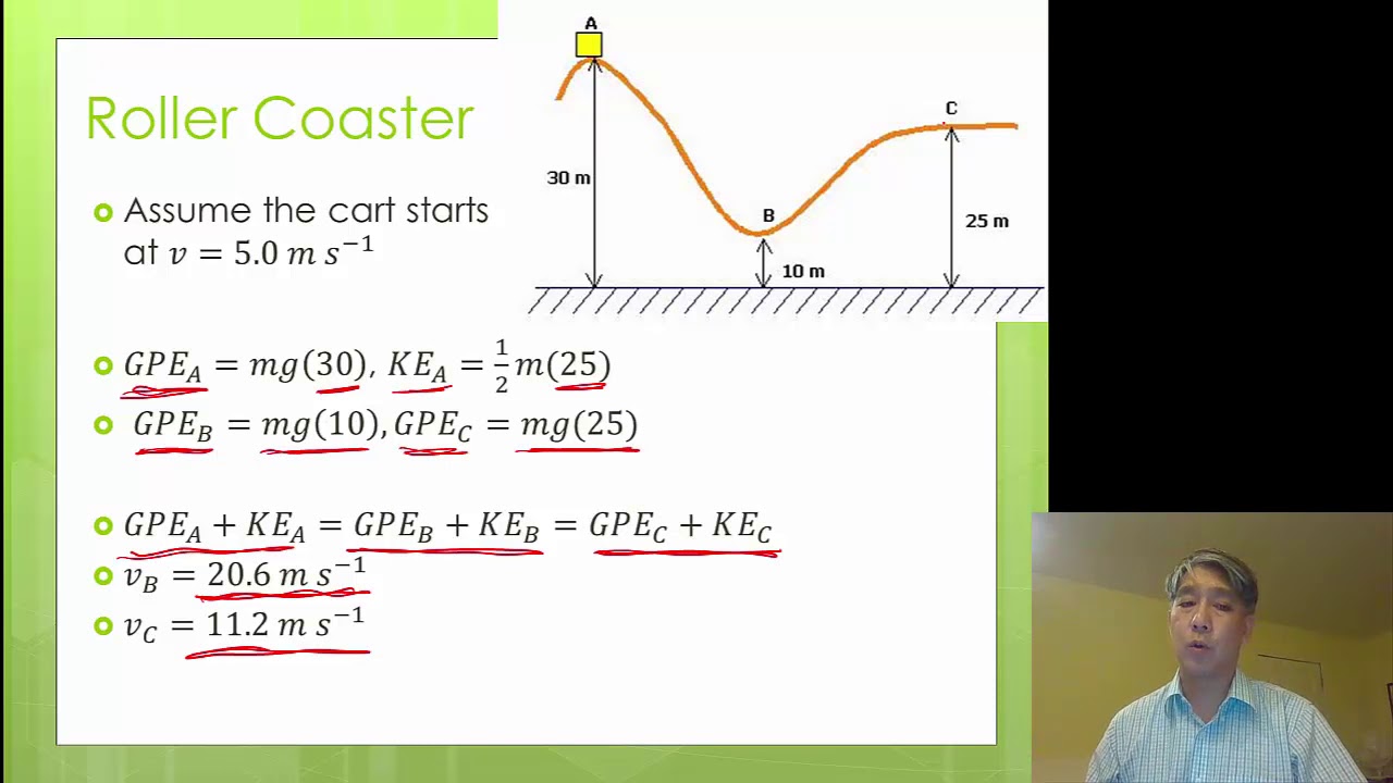 2020 IB Physics Topic 2.3b - Advanced Work and Energy - YouTube