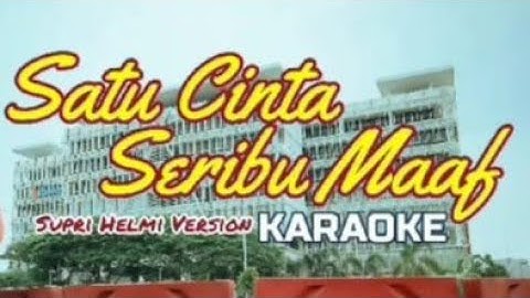 Karaoke Satu Cinta Seribu Maaf - SUPRI HELMI Ajhay Pasma #helmi #shorts #karaoke