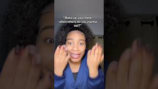 One of the hardest questions to answer. 🥲 #fypシ #relatable #abdurraheemsisters #food #ytshorts